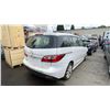 Image 3 : 2012 MAZDA MAZDA 5, 4DRSW, WHITE, VIN JM1CW2DL1C0122561,