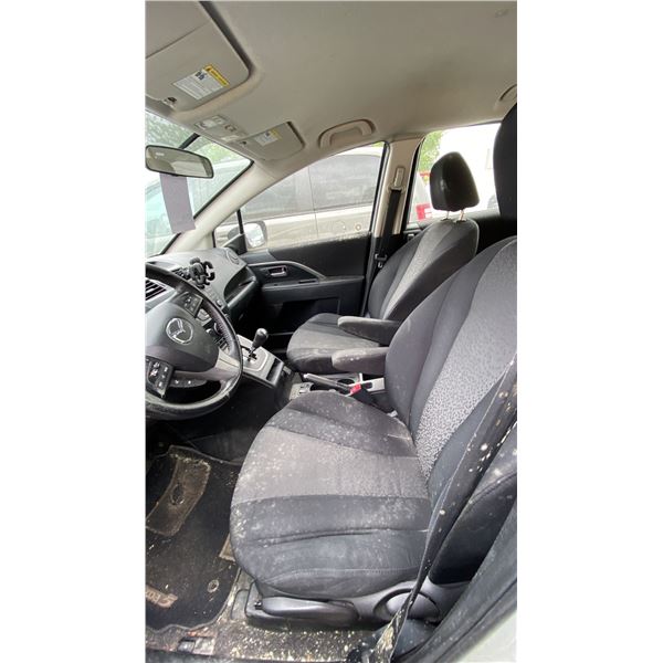 2012 MAZDA MAZDA 5, 4DRSW, WHITE, VIN JM1CW2DL1C0122561, - Able