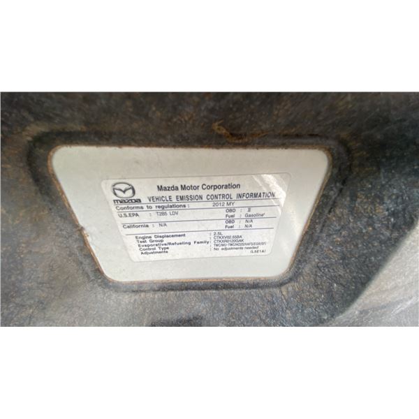 2012 MAZDA MAZDA 5, 4DRSW, WHITE, VIN JM1CW2DL1C0122561, - Able