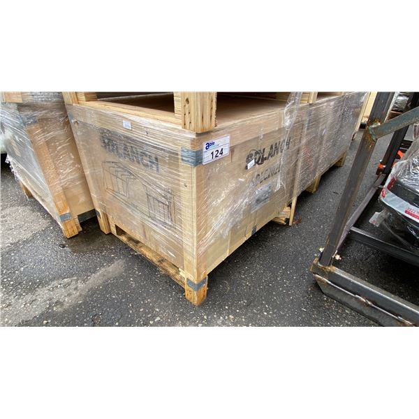 SDLANCH SDLC2020FT 20' X 20' ALL STEEL HIGH END CARPORT W/ OPEN SIDE WALLS *IN WOODEN CRATE*