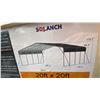 Image 4 : SDLANCH SDLC2020FT 20' X 20' ALL STEEL HIGH END CARPORT W/ OPEN SIDE WALLS *IN WOODEN CRATE*