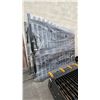 Image 1 : PAIR OF BLACK METAL DRIVEWAY GATES APPROX 82"L X 89"H EACH