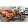 Image 2 : HEAVY DUTY 10' ORANGE MONROE SNOW PLOW WITH HITCH