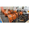 Image 2 : HEAVY DUTY 10' ORANGE MONROE SNOW PLOW WITH HITCH