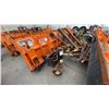 Image 3 : HEAVY DUTY 10' ORANGE MONROE SNOW PLOW WITH HITCH