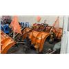 Image 1 : HEAVY DUTY 10' ORANGE MONROE SNOW PLOW WITH HITCH