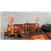Image 1 : HEAVY DUTY 10' ORANGE MONROE SNOW PLOW WITH HITCH