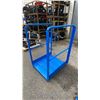 Image 5 : BLUE STATIONARY 6' WAREHOUSE STAIRS WITH RIGHT HAND RETURN PLATFORM