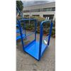 Image 7 : BLUE STATIONARY 6' WAREHOUSE STAIRS WITH RIGHT HAND RETURN PLATFORM
