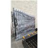 Image 1 : PAIR OF BLACK METAL DRIVEWAY GATES APPROX 82"L X 89"H EACH