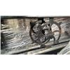 Image 3 : PAIR OF BLACK METAL DRIVEWAY GATES APPROX 82"L X 89"H EACH
