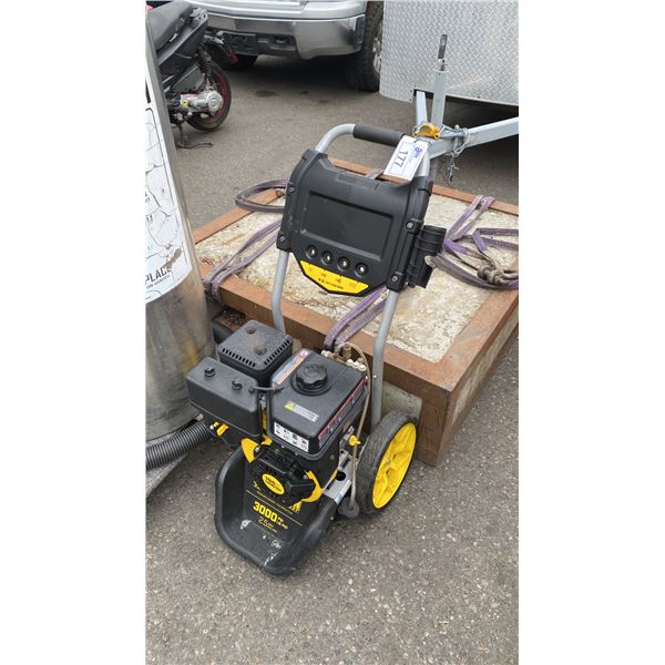 CHAMPION POWER EQUIPMENT GAS POWERED PRESSURE WASHER WITH 196CC ENGINE, 3000 PSI *NO HOSE, NO WAND*