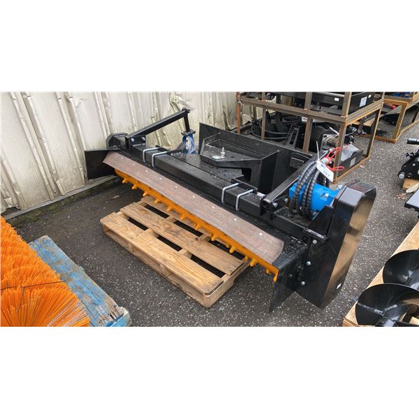 GIYI GY-PR71 HEAVY DUTY SKID STEER POWER RAKE ATTACHMENT