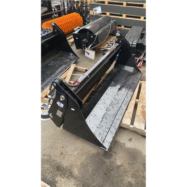 GIYI GY-KH72 72" INDUSTRIAL SKID STEER HYDRAULIC 4-IN-1 BUCKET ATTACHMENT