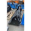 Image 2 : GIYI GY-KH72 72" INDUSTRIAL SKID STEER HYDRAULIC 4-IN-1 BUCKET ATTACHMENT