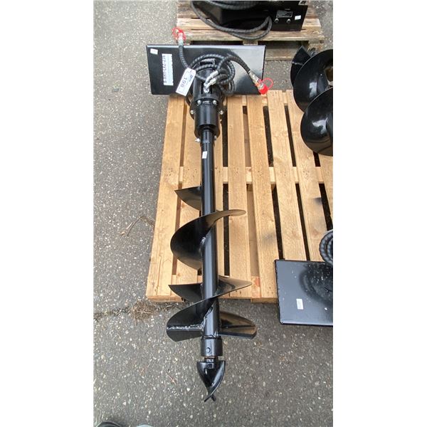 GIYI 12" MINI SKID STEER AUGER ATTACHMENT