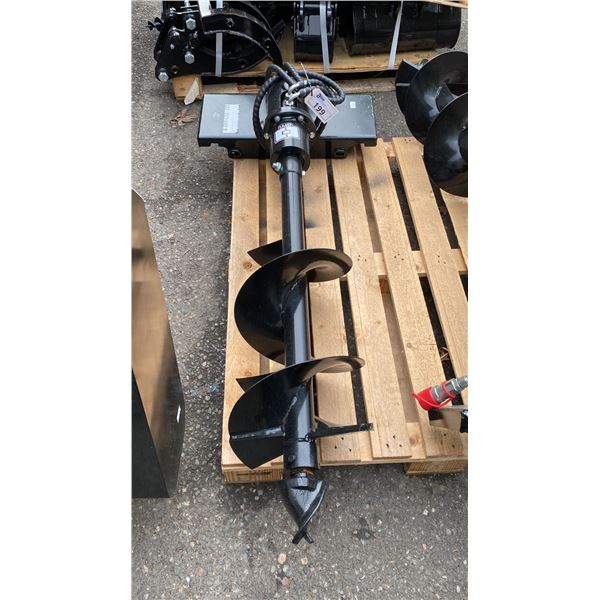 GIYI 12" MINI SKID STEER AUGER ATTACHMENT