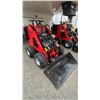 Image 2 : SDLOOL SL323W RED 420CC GAS POWERED MINI STAND ON PNEUMATIC TIRE SKID STEER LOADER WITH