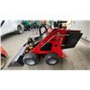 Image 7 : SDLOOL SL323W RED 420CC GAS POWERED MINI STAND ON PNEUMATIC TIRE SKID STEER LOADER WITH