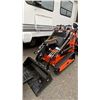 Image 1 : SDLOOL SL36C ORANGE 420CC GAS POWERED MINI STAND ON SKID STEER LOADER WITH 42"W BUCKET *MEETS