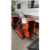 Image 2 : SDLOOL SL36C ORANGE 420CC GAS POWERED MINI STAND ON SKID STEER LOADER WITH 42"W BUCKET *MEETS