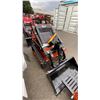 Image 4 : SDLOOL SL36C ORANGE 420CC GAS POWERED MINI STAND ON SKID STEER LOADER WITH 42"W BUCKET *MEETS