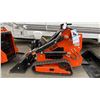 Image 7 : SDLOOL SL36C ORANGE 420CC GAS POWERED MINI STAND ON SKID STEER LOADER WITH 42"W BUCKET *MEETS