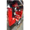 Image 2 : AGT INDUSTRIAL SDA-140W RED GAS POWERED PNEUMATIC TIRE RIDE ON MINI SKID STEER WITH ATTACHED 44"W
