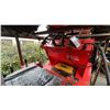 Image 3 : AGT INDUSTRIAL SDA-140W RED GAS POWERED PNEUMATIC TIRE RIDE ON MINI SKID STEER WITH ATTACHED 44"W