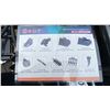 Image 1 : AGROTK 12EX-ATA,  9 PIECE MINI EXCAVATOR ATTACHMENT SET