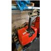 Image 2 : ULINE H-2302 HEAVY DUTY ELECTRIC PALLET TRUCK- 24V, 3300LB CAPACITY, HAS BUILT IN CHARGER- PLUGS