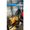 Image 2 : BIG JOE E-30 YELLOW WALKIE PALLET TRUCK WITH 3000LB CAPACITY, 24V, BUILT IN CHARGER-