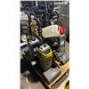 Image 3 : PALLET OF ASSORTED COMMERCIAL UPRIGHT VACUUMS, BACKPACK VACUUMS, & BACKPACK CHEMICAL SPRAYER *MUST