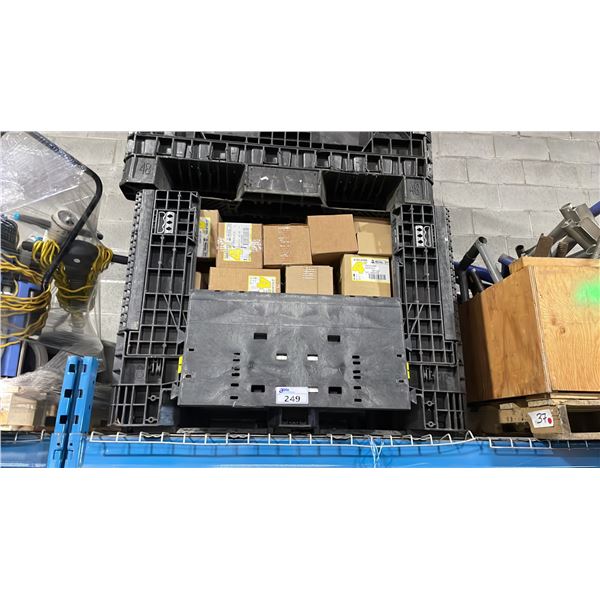 PALLET CRATE OF ASSORTED COMMERCIAL 4" FIREPLACE VENTILATION PARTS *MUST TAKE ALL, PALLET CRATE NOT
