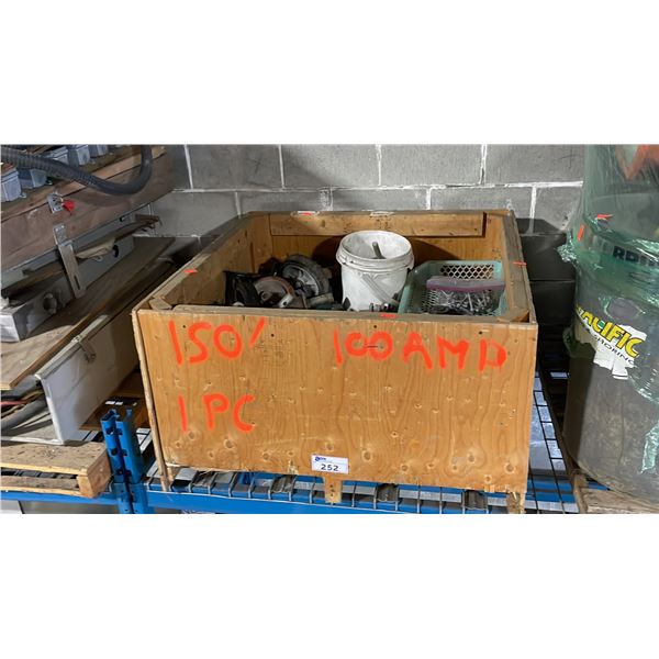 PALLET CRATE OF ASSORTED HEAVY DUTY INDUSTRIAL CASTERS *PALLET CRATE INCLUDED*