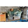 Image 1 : PALLET OF ASSORTED INDUSTRIAL JOB SITE LIGHTING & WORK LIGHTS *MUST TAKE ALL ON PALLET*