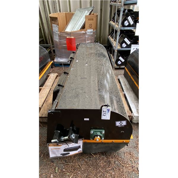 GIYI GY-BS72B 72" SKID STEER BOX BROOM SWEEPER ATTACHMENT