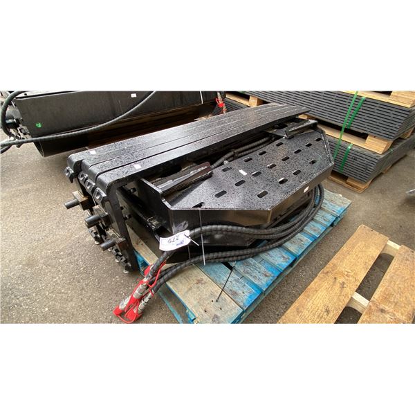 GIYI GY-SF60, SKID STEER 60" HYDRAULIC SIDE SHIFT PALLET FORK ATTACHMENT