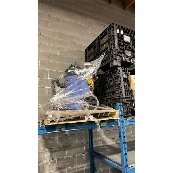 PALLET OF TENNANT I-MOP COMMERCIAL ELECTRIC FLOOR CLEANING SYSTEM, NEXCARE VACUUM, &