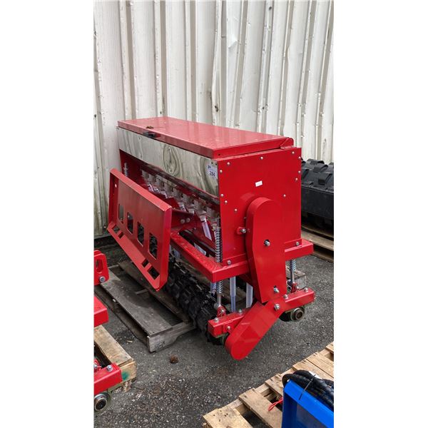 AGT STSD10 RED INDUSTRIAL SKID STEER SEEDER ATTACHMENT
