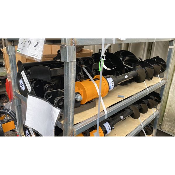 VICSEC INDUSTRIAL 8 PIECE MINI EXCAVATOR ATTACHMENT SET