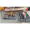 Image 1 : EXCAVATOR AUGER ATTACHMENT WITH 2 AUGER BITS & ADDITIONAL EAR ATTACHMENT