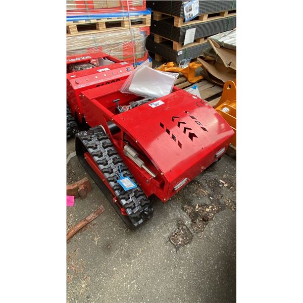 MMS MODEL 800 REMOTE CONTROLLED GAS POWERED LAWN MOWER WITH TRACKS