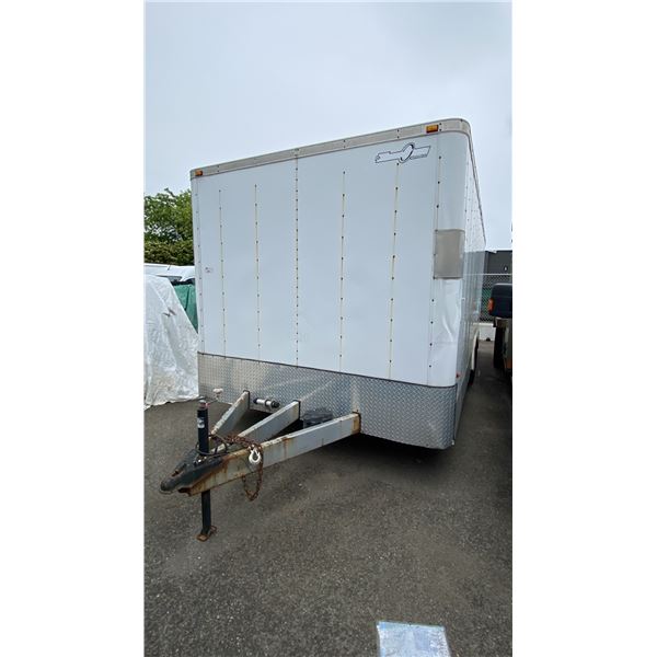2007 WELLS CARGO CARGO TRAILER, WHITE, VIN 1WC200J2974064787,