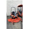 Image 2 : KUBOTA GF1800 RIDE ON MOWER, ORANGE, VIN IDN0K35220000,
