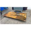 Image 1 : 2 SHEETS OF 3/4" THICK 59 1/2" X 94 1/2" INDUSTRIAL STEEL PLATES *MUST TAKE BOTH*