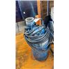 Image 1 : BLUE HEAVY DUTY ELECTRIC SUBMERSIBLE PUMP WITH SHUT-OFF PANEL & CABLE