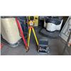Image 1 : HW129818 SELF LEVELING ROTARY LASER SET IN TRANSPORT CASE WITH TRIPOD & SURVEYORS RULER