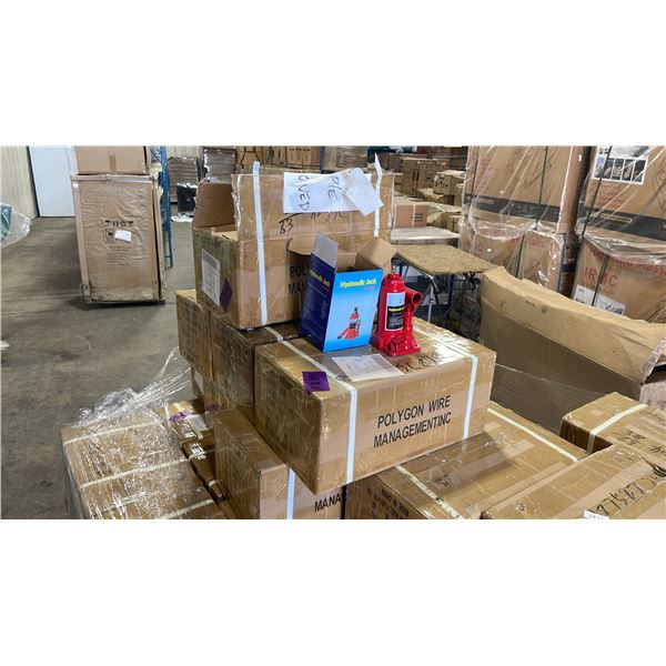 4 BOXES OF 8 RED INDUSTRIAL 2 TON BOTTLE JACKS IN PACKAGING *32 JACKS TOTAL*