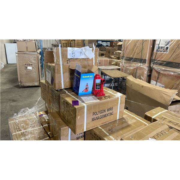 4 BOXES OF 8 RED INDUSTRIAL 2 TON BOTTLE JACKS IN PACKAGING *32 JACKS TOTAL*